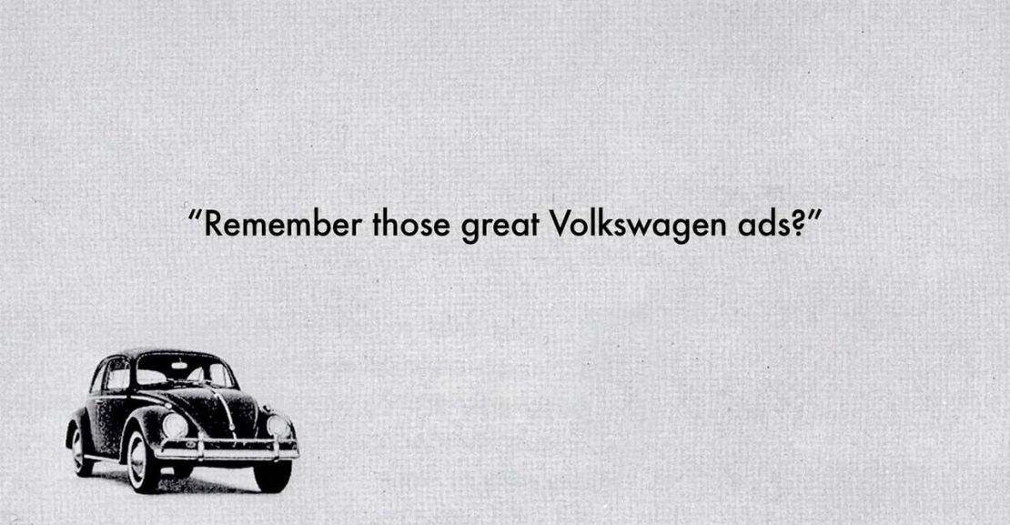 Ricordi le grandi pubblicità Volkswagen?